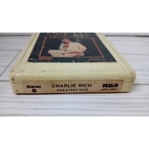 Charlie Rich 8track Greatest Hits 8-Track Cartridge Tape - Picture 2 of 4